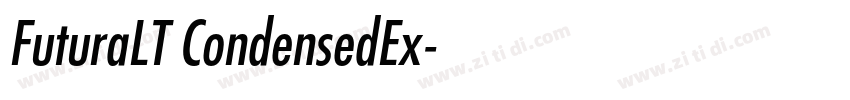 FuturaLT CondensedEx字体转换